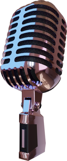 3D Microphone Illustration